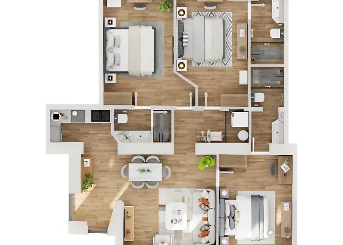 Daire Urbe Charme Scipioni - 3 3 Bathrooms Roma